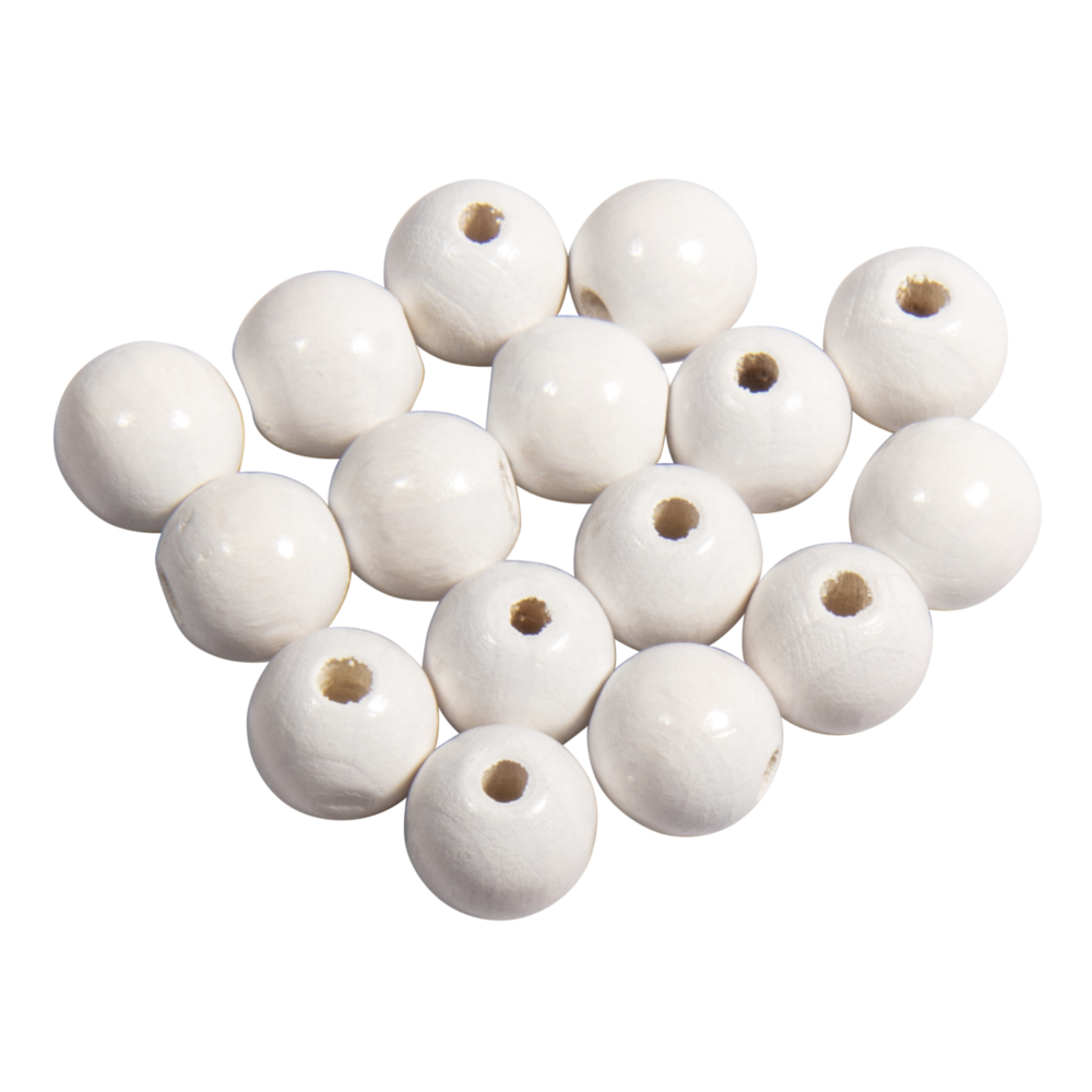 craft - 52 perline 10mm - bianche - labottegadelleideelecco.it