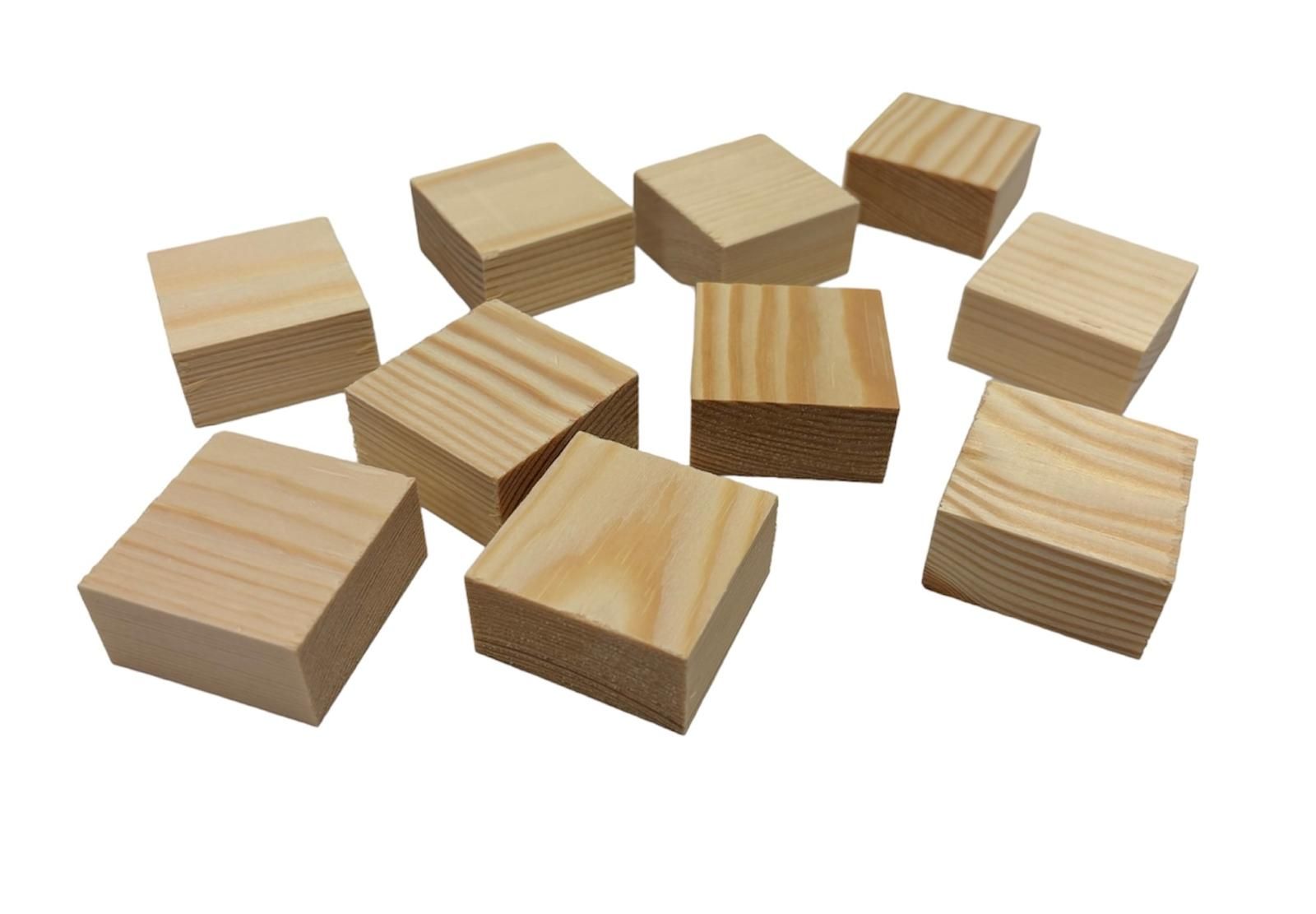 craft - 10 cubetti legno - labottegadelleideelecco.it