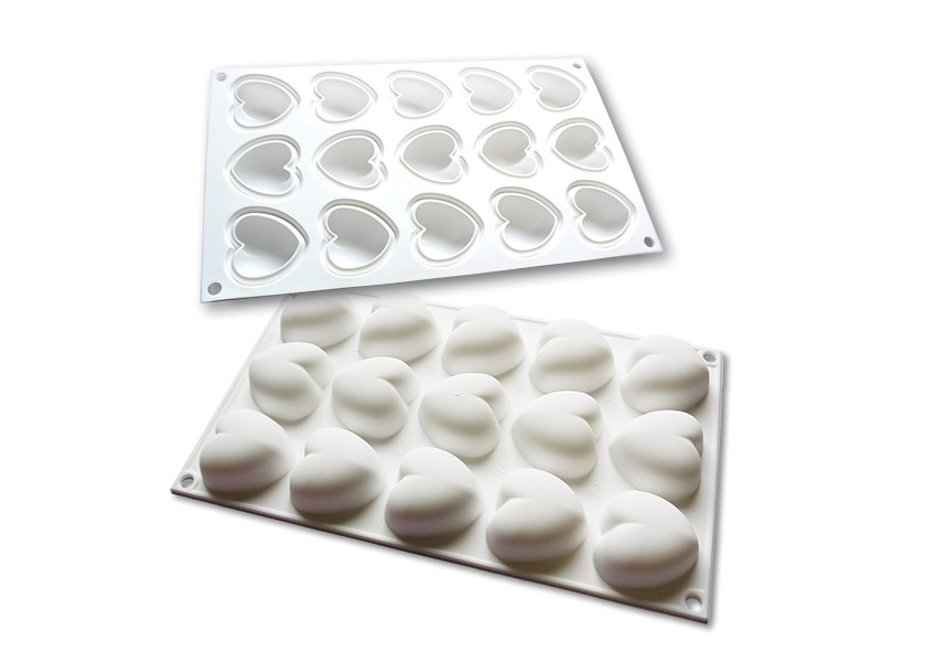 Polvere di ceramica bianca / Stampi silicone silikomart