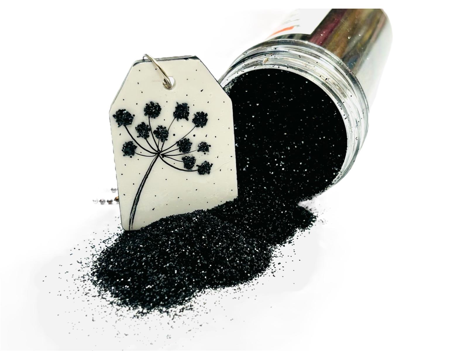 pittura - glitter nero - labottegadelleideelecco.it