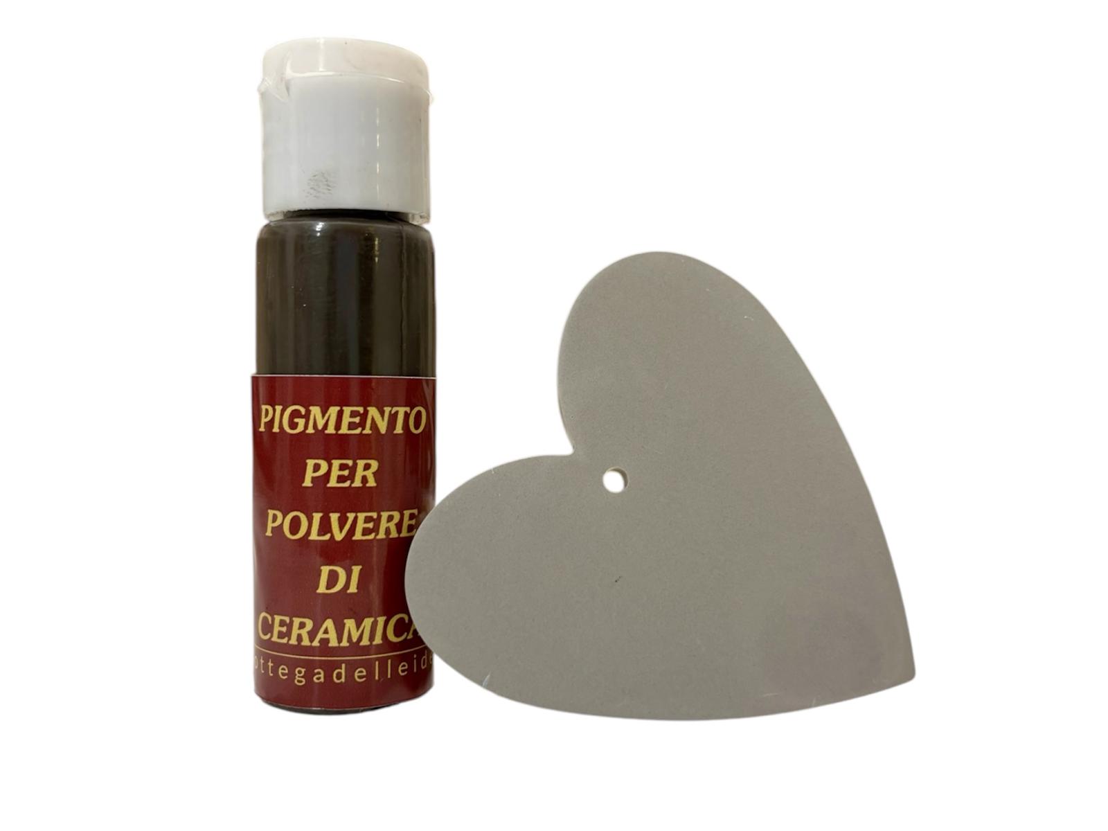 polvere di ceramica - pigmento - antracite - labottegadelleideelecco.it