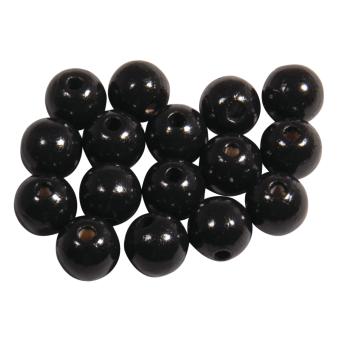 craft - 32 perline 12mm - nere - labottegadelleideelecco.it